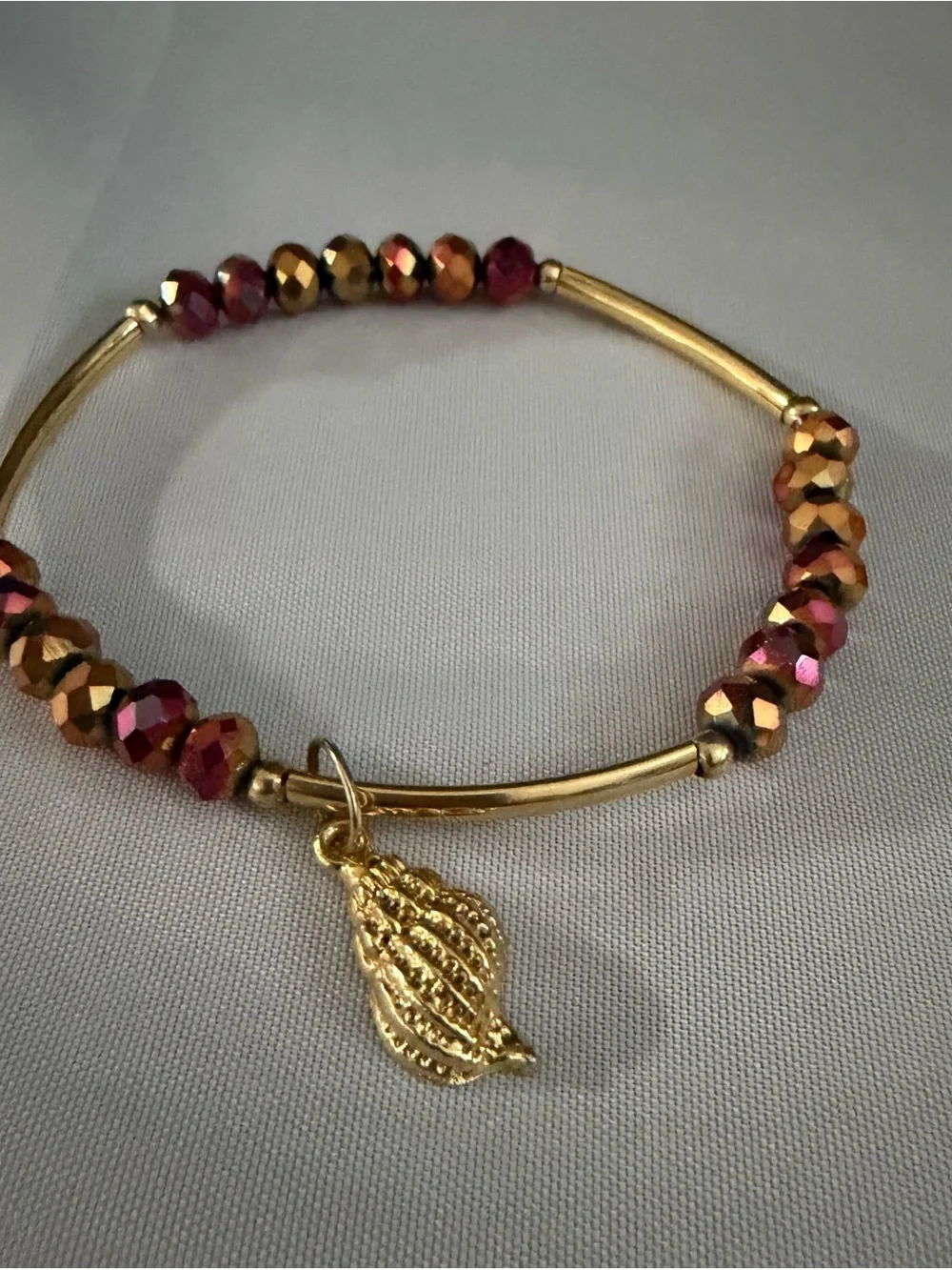 Gold-Tone & Copper Pearl Stretch Bracelet Set - Women's Fashion Jewelry